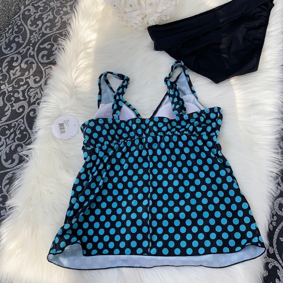 NWT Prego Maternity Polka Dot Tankini Swimsuit Set - Picture 12 of 13